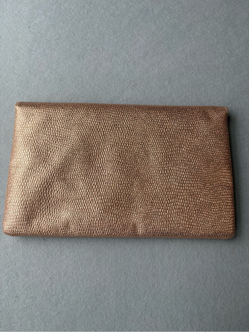 Style & Co Pink Blush Metallic Glittery Envelope Clutch Purse - Picture 6 of 7